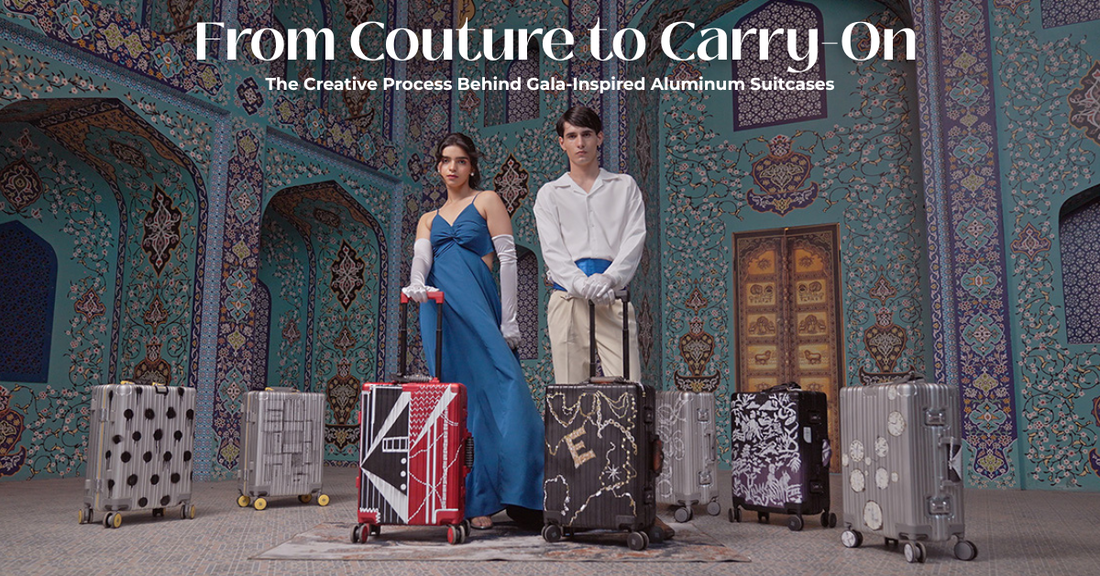 From Couture to Carry-On: The Creative Process Behind Gala-Inspired Aluminum Suitcases