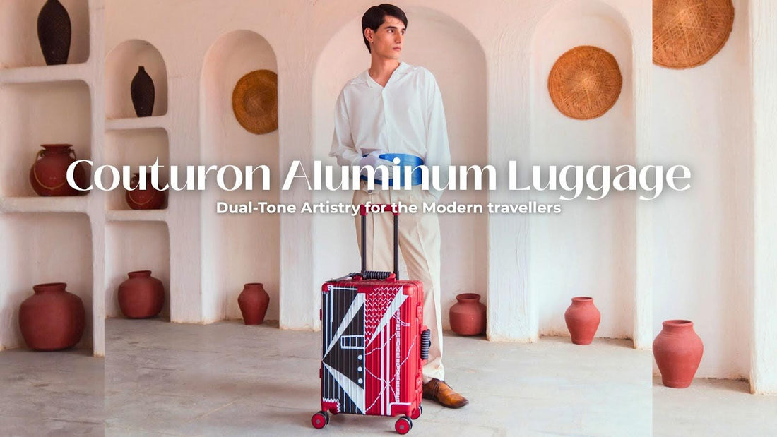 Couturon Aluminum Luggage: Dual-Tone Artistry for the Modern Traveller