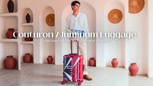 Couturon Aluminum Luggage: Dual-Tone Artistry for the Modern Traveller