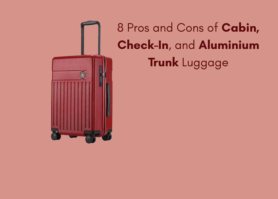 8 Pros and Cons of Cabin, Check-In, and Aluminium Trunk Luggage