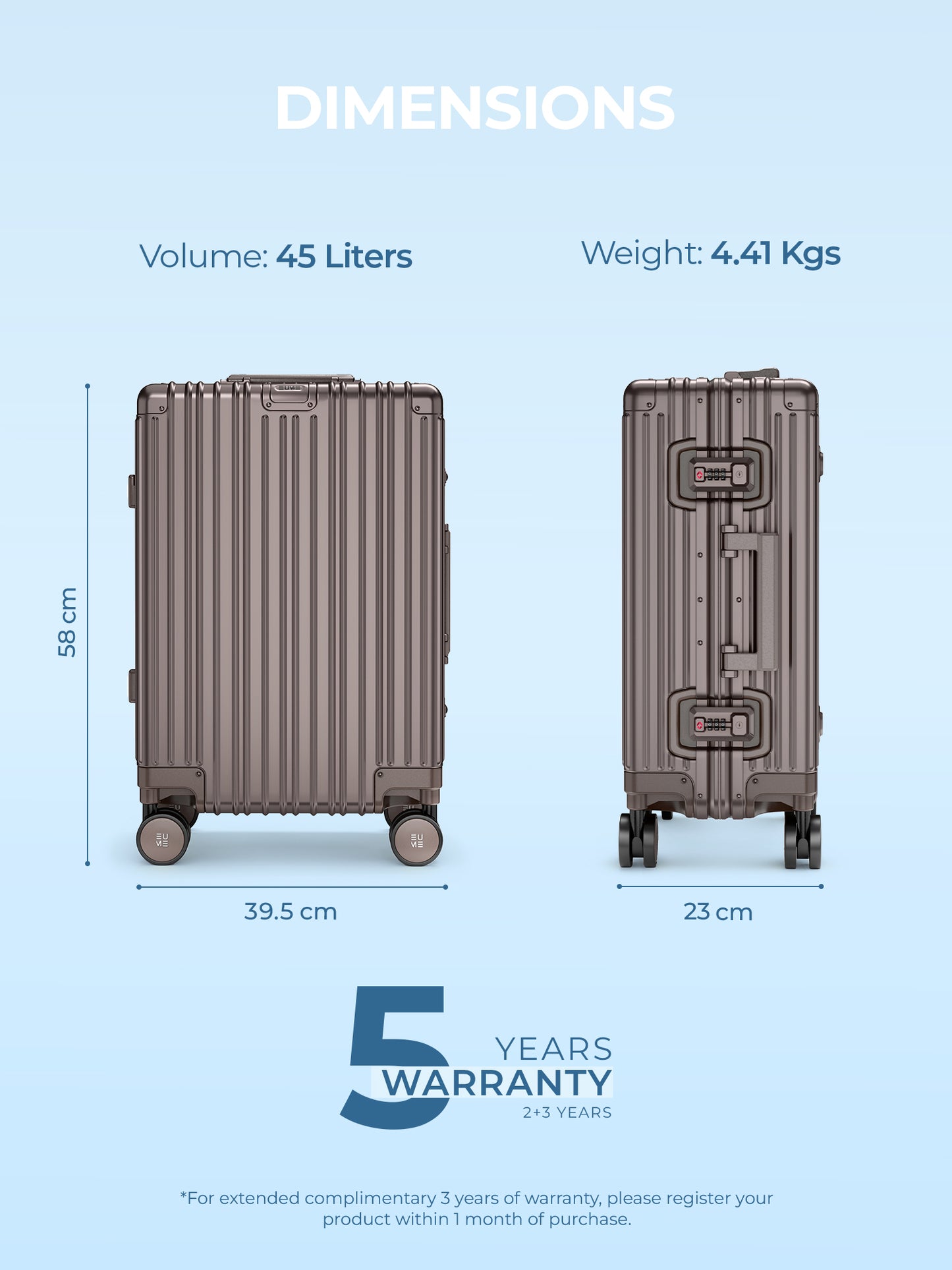 Aluminum Cabin- Graphite Luxe