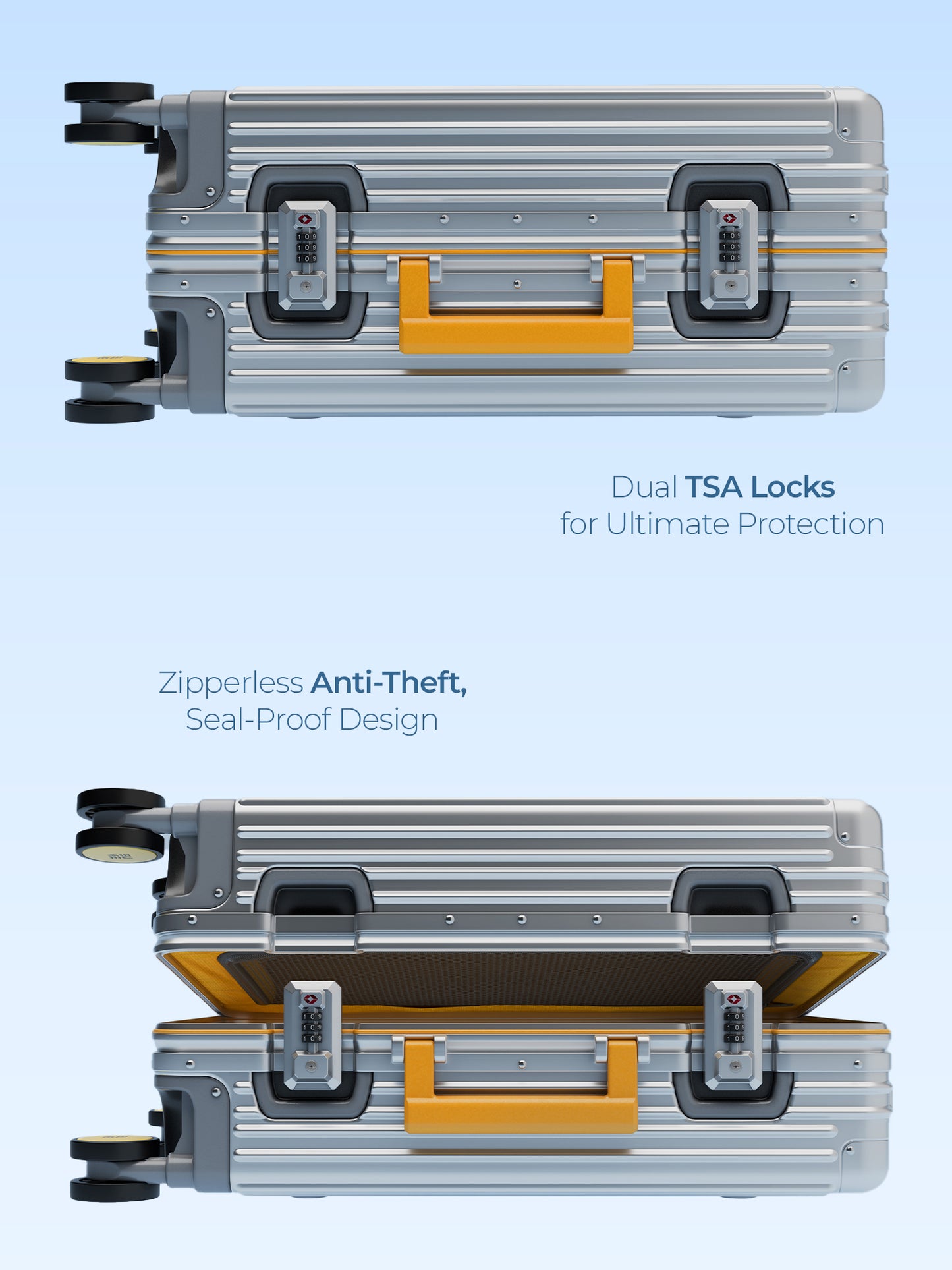 Aluminium Cabin + Trunk Check-In Plus