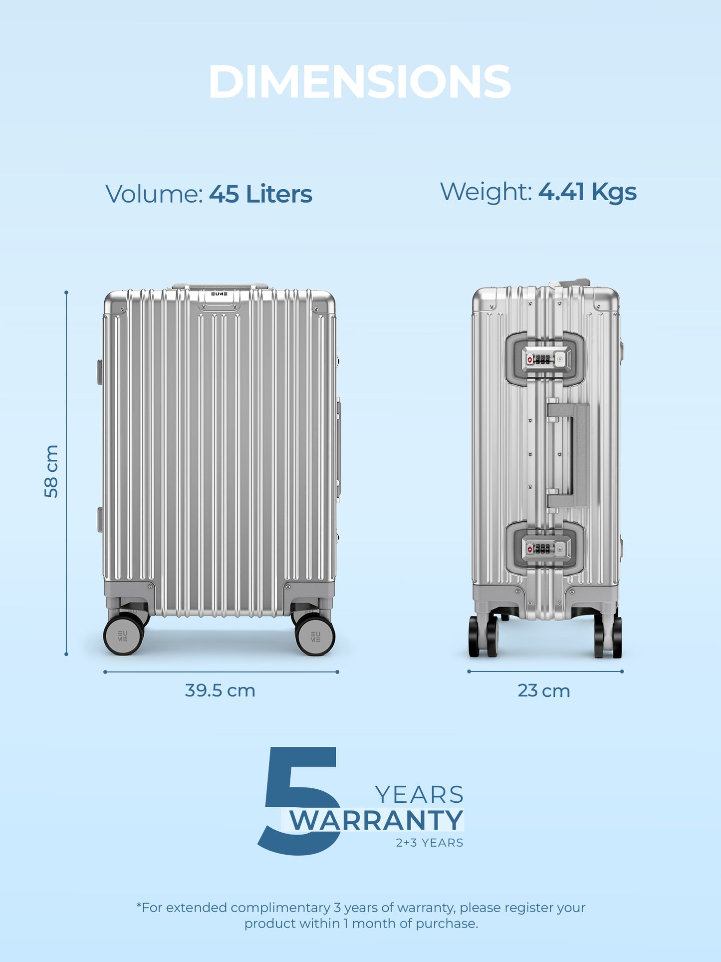 Aluminum Silver Cabin