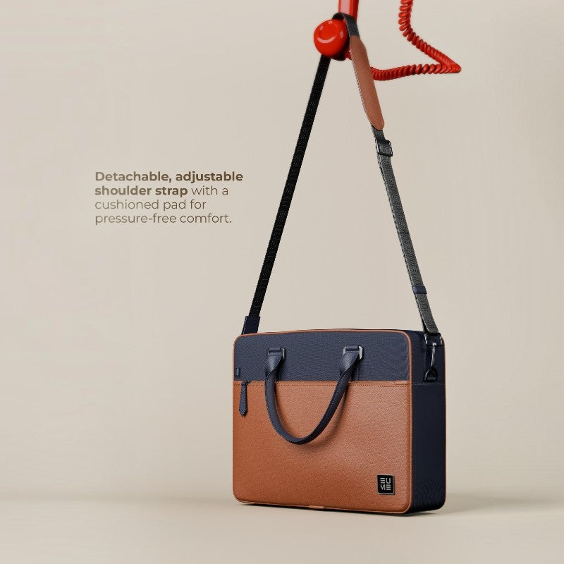 Navy Blue & Tan