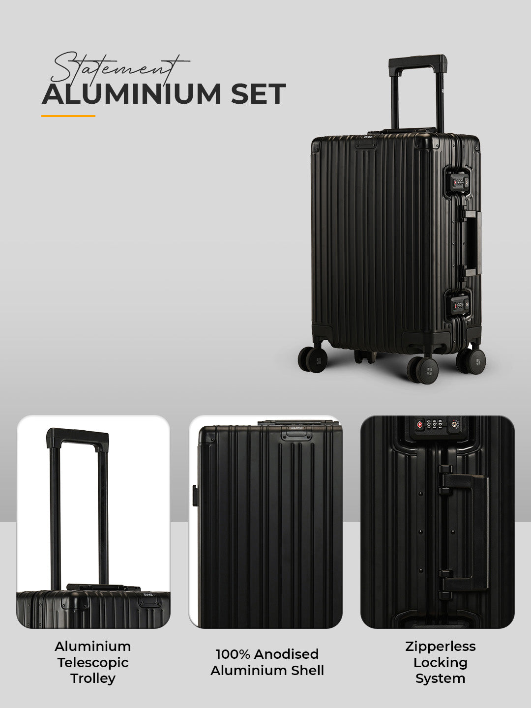 Aluminum Silver Cabin
