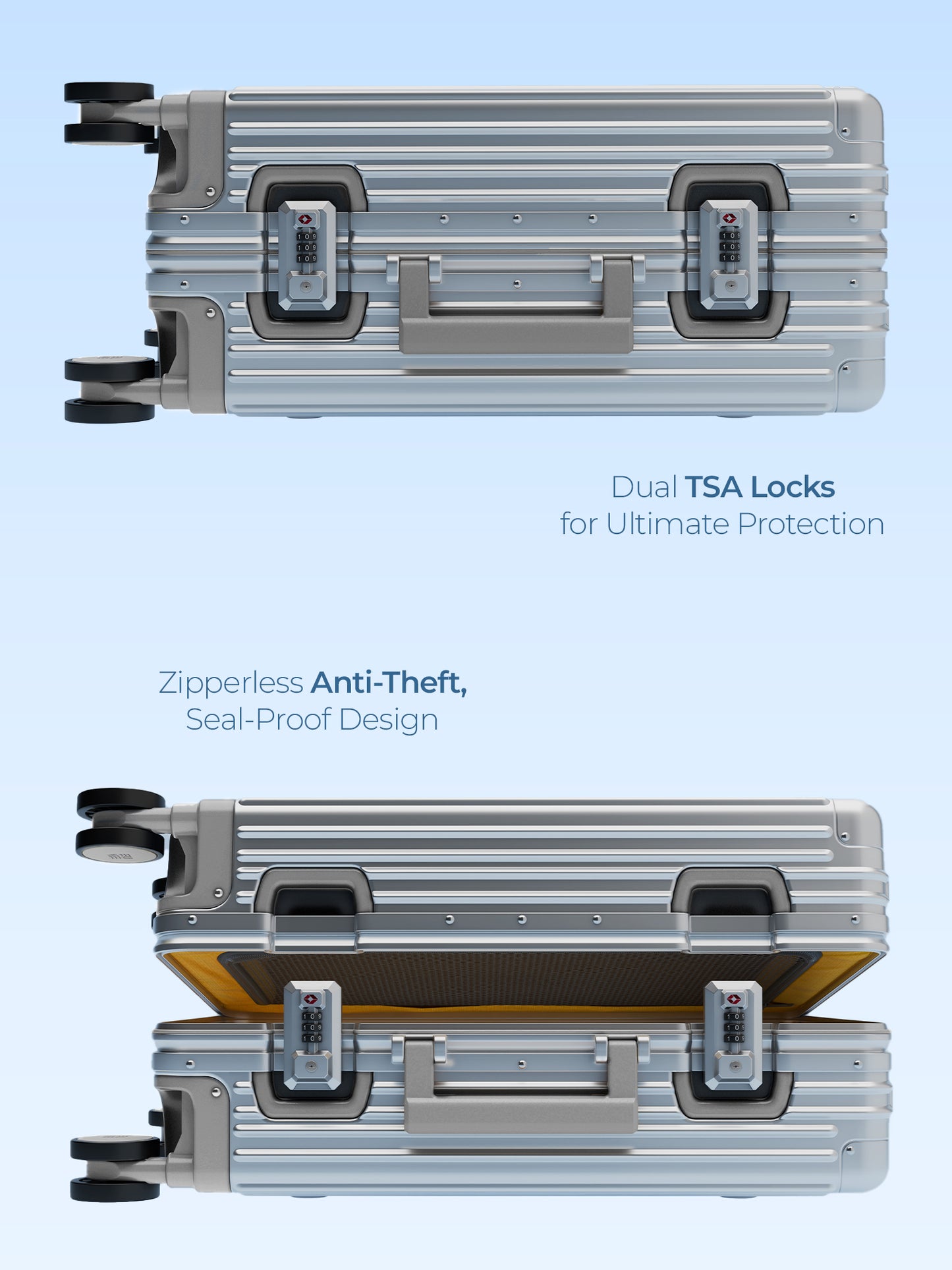 Aluminum Silver Cabin