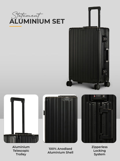 Aluminum Black Check-In Medium
