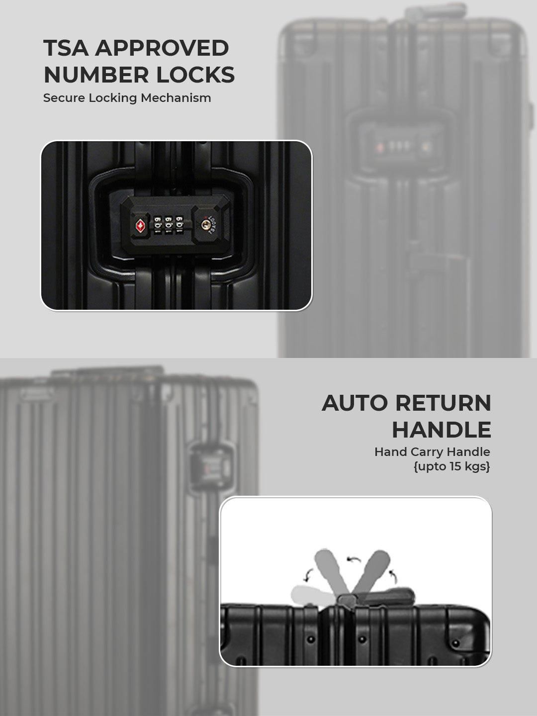 Aluminum Black Check-In Medium