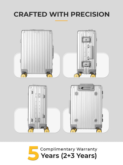 Aluminum Silver Check-In Medium