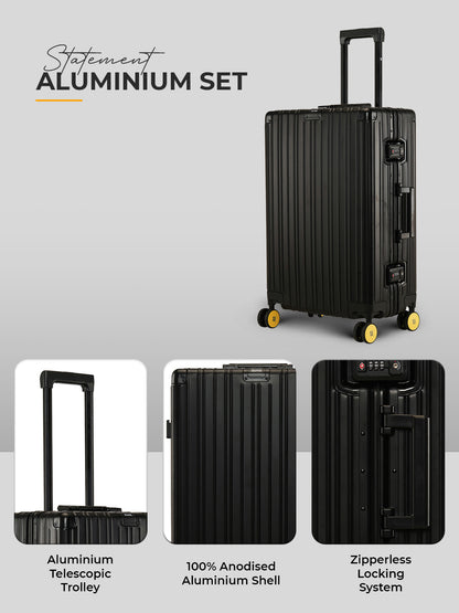Aluminum Black Check-In Medium