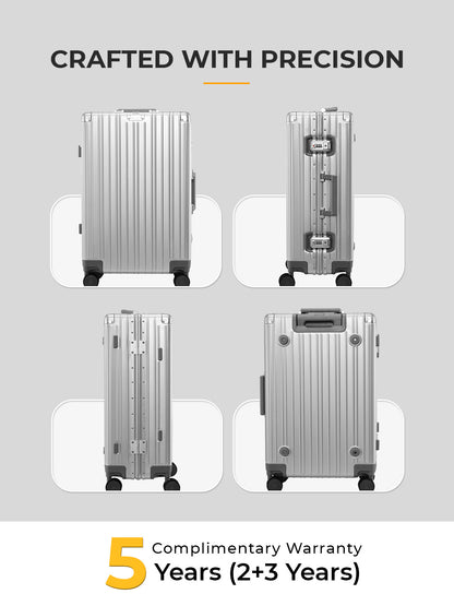 Aluminum Silver Check-In Medium