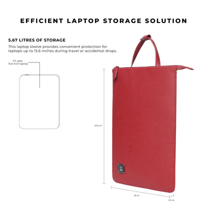 Tech Vegan Leather Laptop Case
