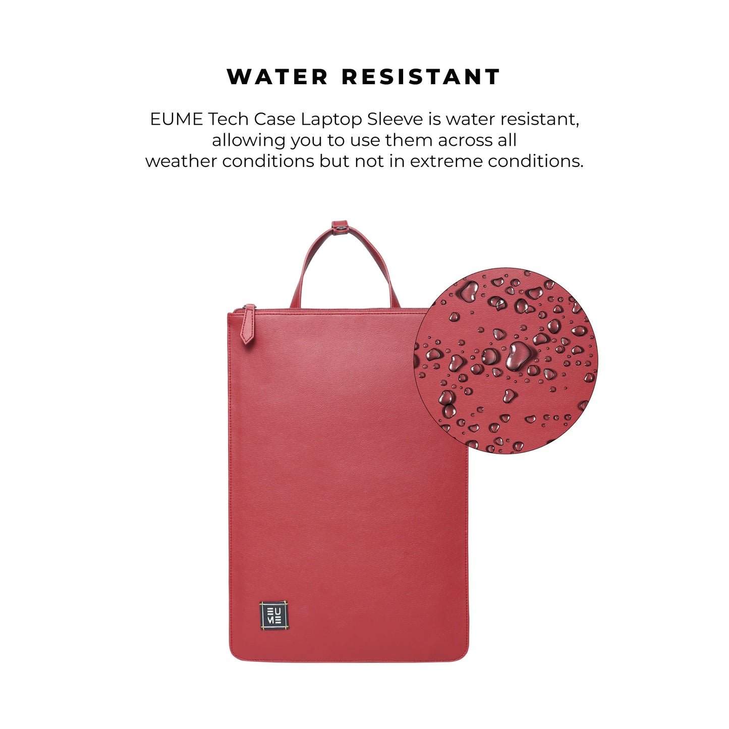 Tech Vegan Leather Laptop Case