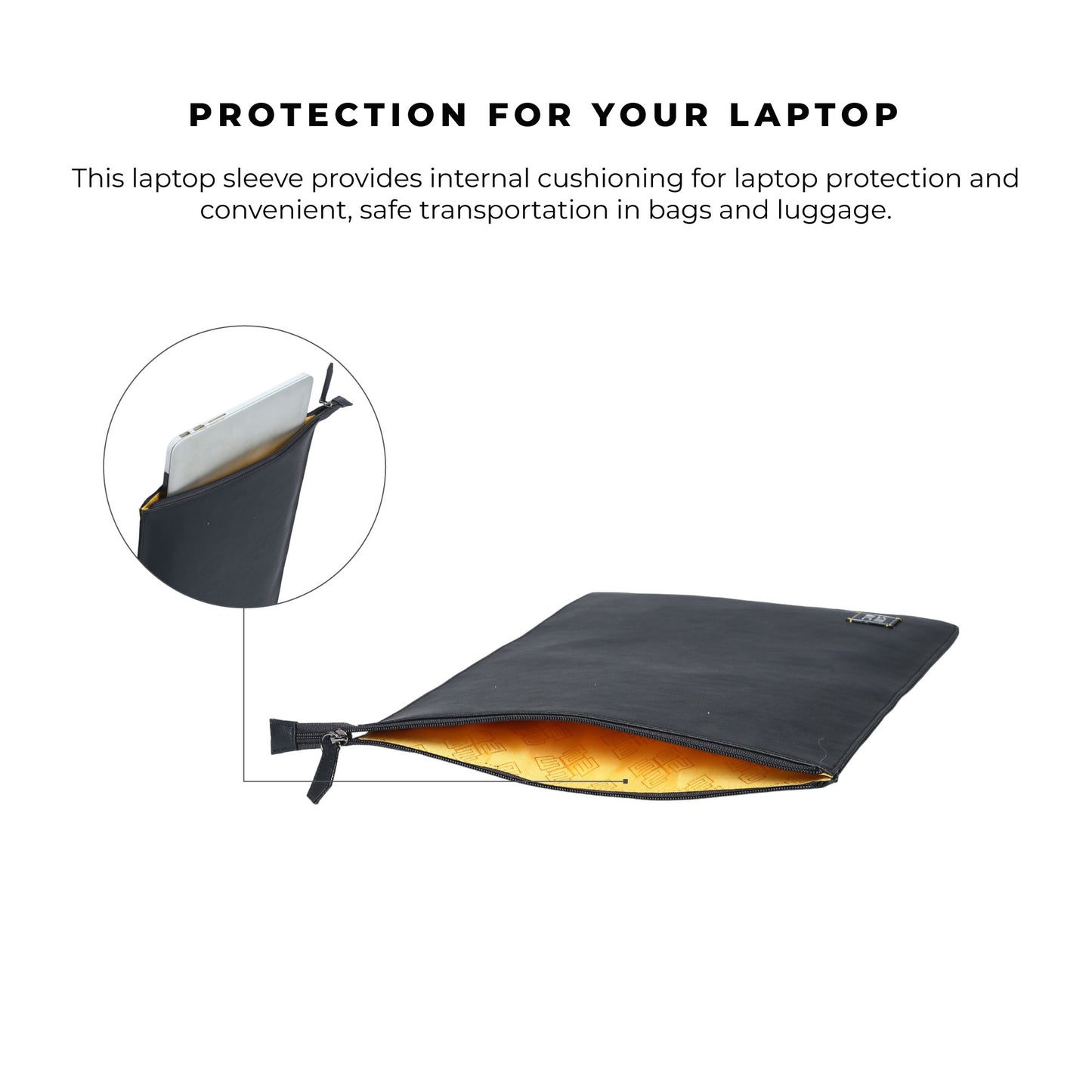 Tech Vegan Leather Laptop Case