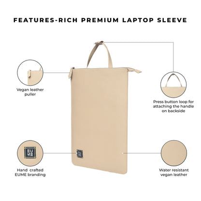 Tech Vegan Leather Laptop Case