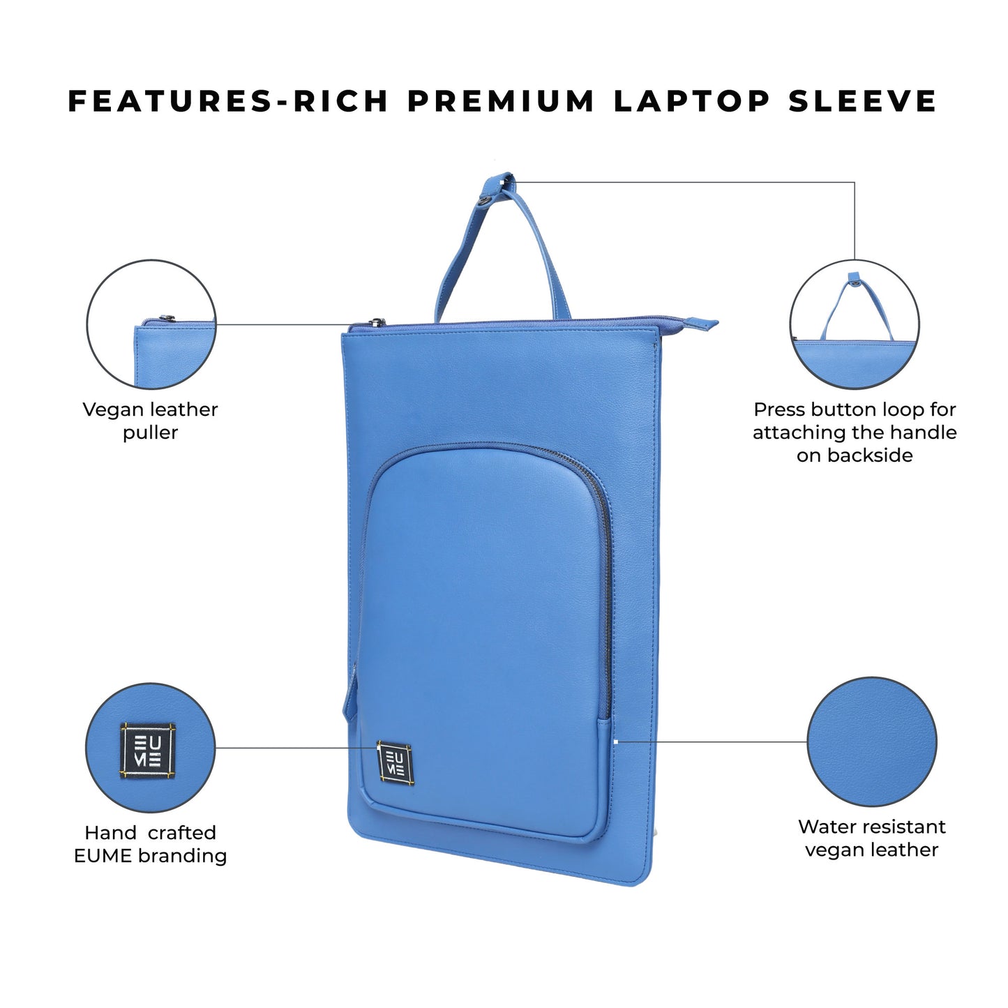 Tech Pro Vegan Leather Laptop Case