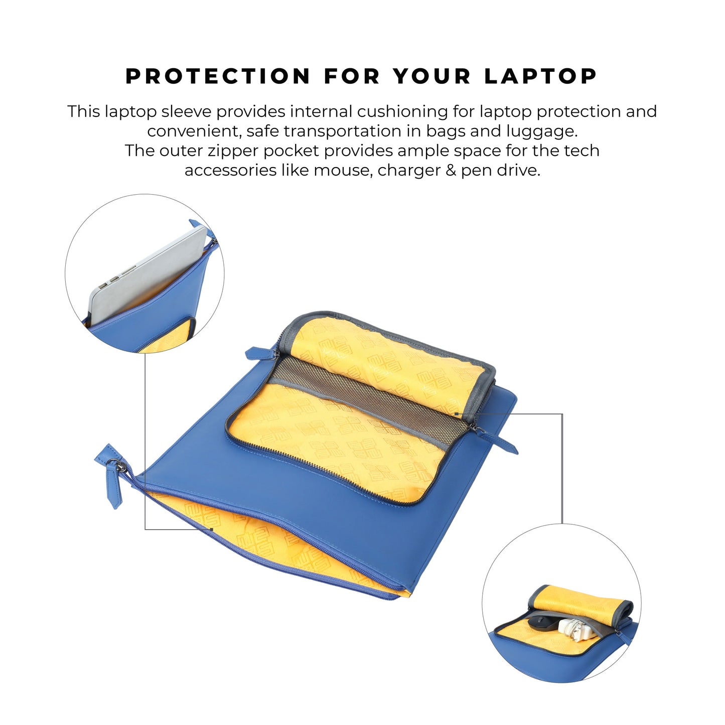 Tech Pro Vegan Leather Laptop Case
