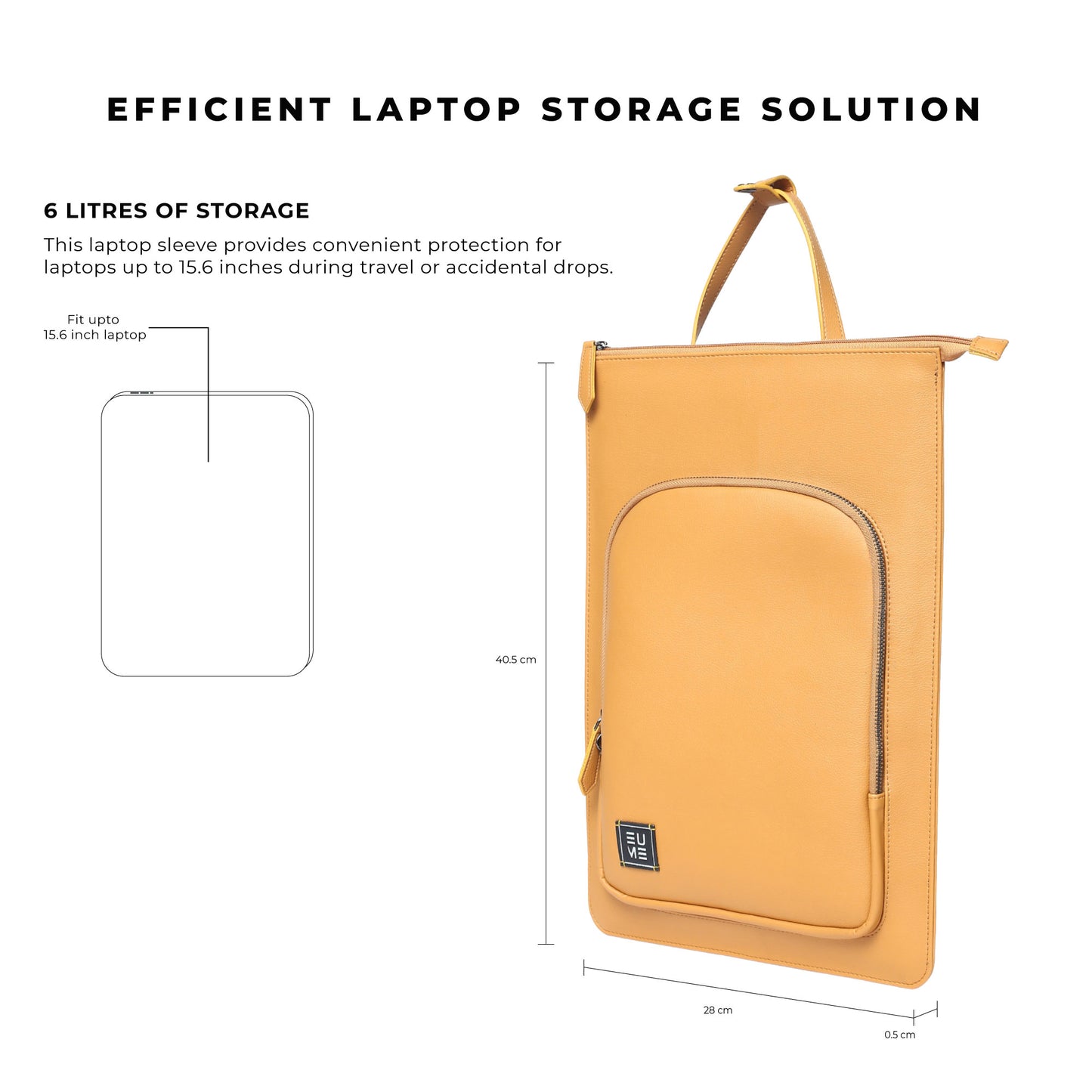 Tech Pro Vegan Leather Laptop Case