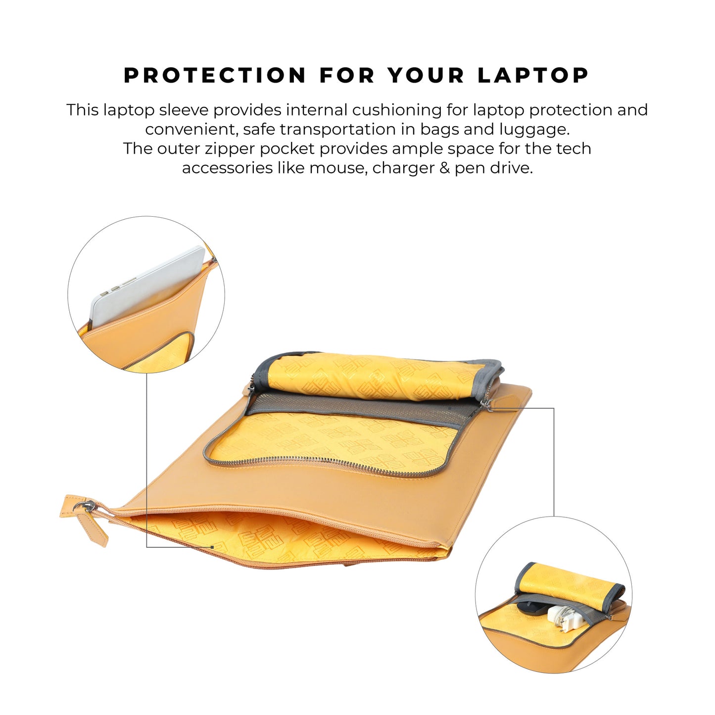 Tech Pro Vegan Leather Laptop Case
